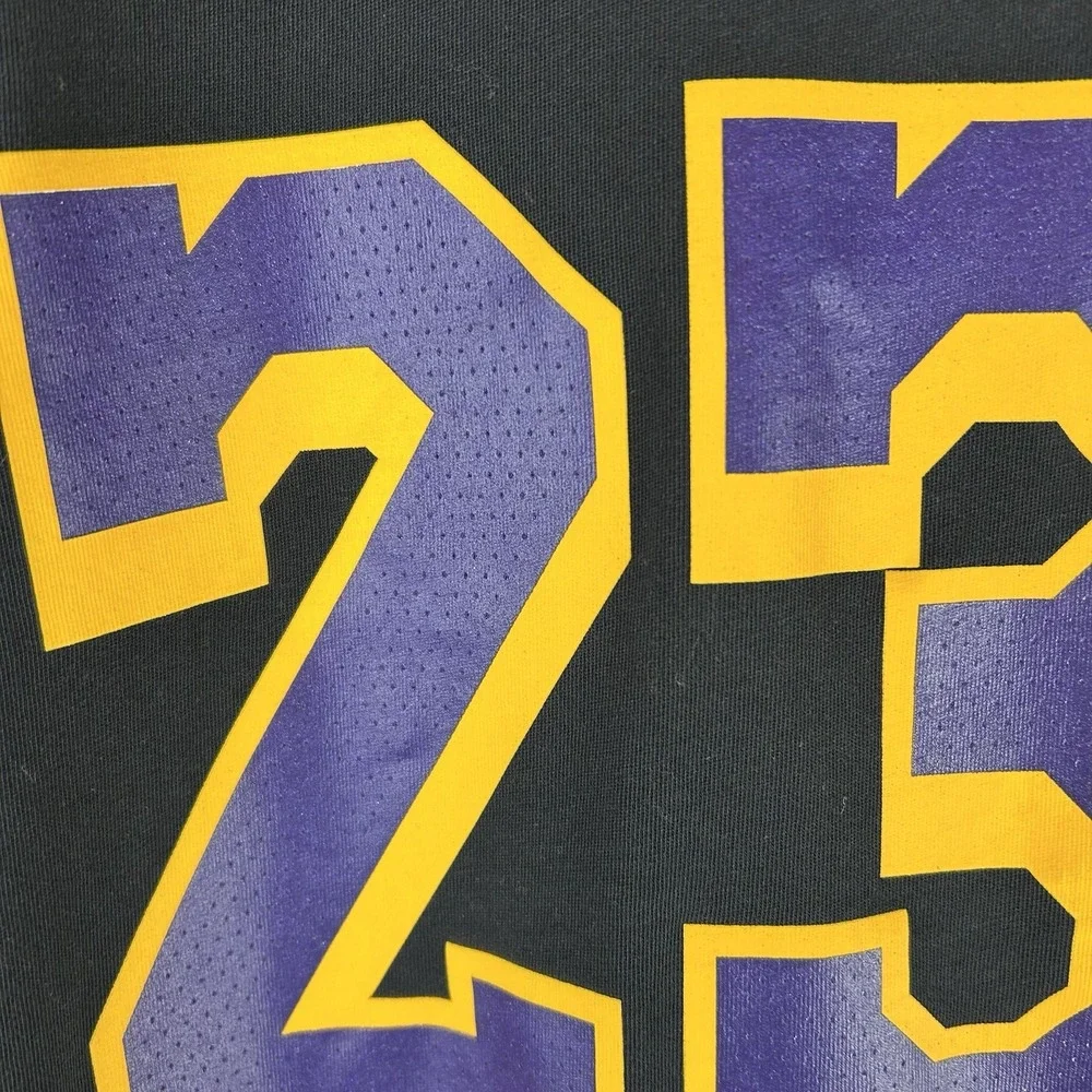 Nike Graphic Tee Lakers LeBron James 23 Crew Neck Short‎ Sleeve NBA XL BV1919